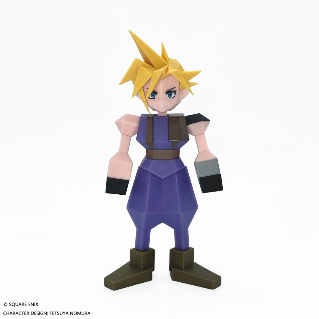Final Fantasy VII - Square Enix Polygon Soft Vinyl - Cloud Strife [PRE-ORDER] (RELEASE DEC25)