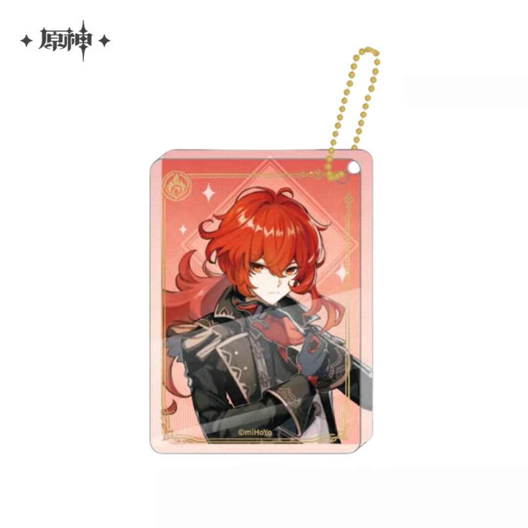 Genshin Impact - Genshin Monstadt/Liyue - Acrylic Block Keychain [INSTOCK]