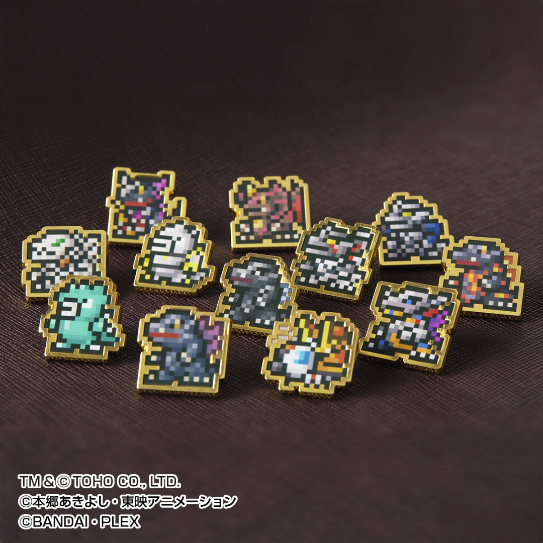 Digimon - Godzilla vs. Digital Monster - Dot pin set [PRE-ORDER] (RELEASE OCT-NOV25)