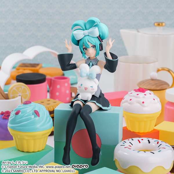 Hatsune Miku - Chokonose Premium Figure - Hatsune Miku x Cinnamoroll