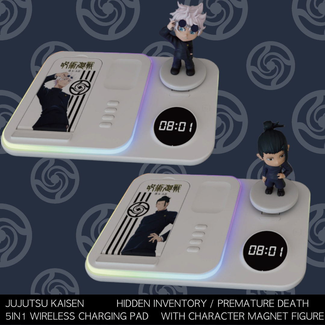 Jujutsu Kaisen - Korea Exclusive - 5 in 1 Wireless Charging Pad (Satoro Gojo/Suguru Geto)  [PRE-ORDER] (RELEASE FEB-MAR26)