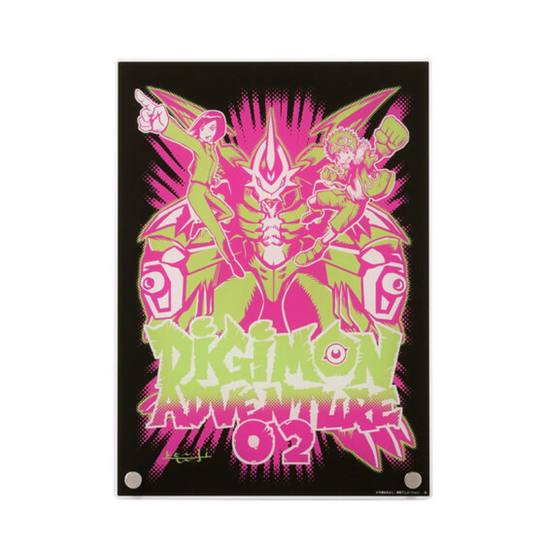 Digimon - Adventure 02 - 25th Anniversary Acrylic Board Designed by Kenji Watanabe [PRE-ORDER] (RELEASE AUG-SEP25)