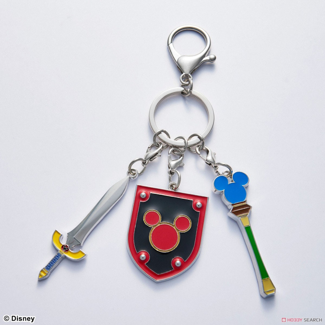 Kingdom Hearts - Metal Keychain - Dream Sword / Dream Rod / Dream Shield [PRE-ORDER] (RELEASE DEC26)
