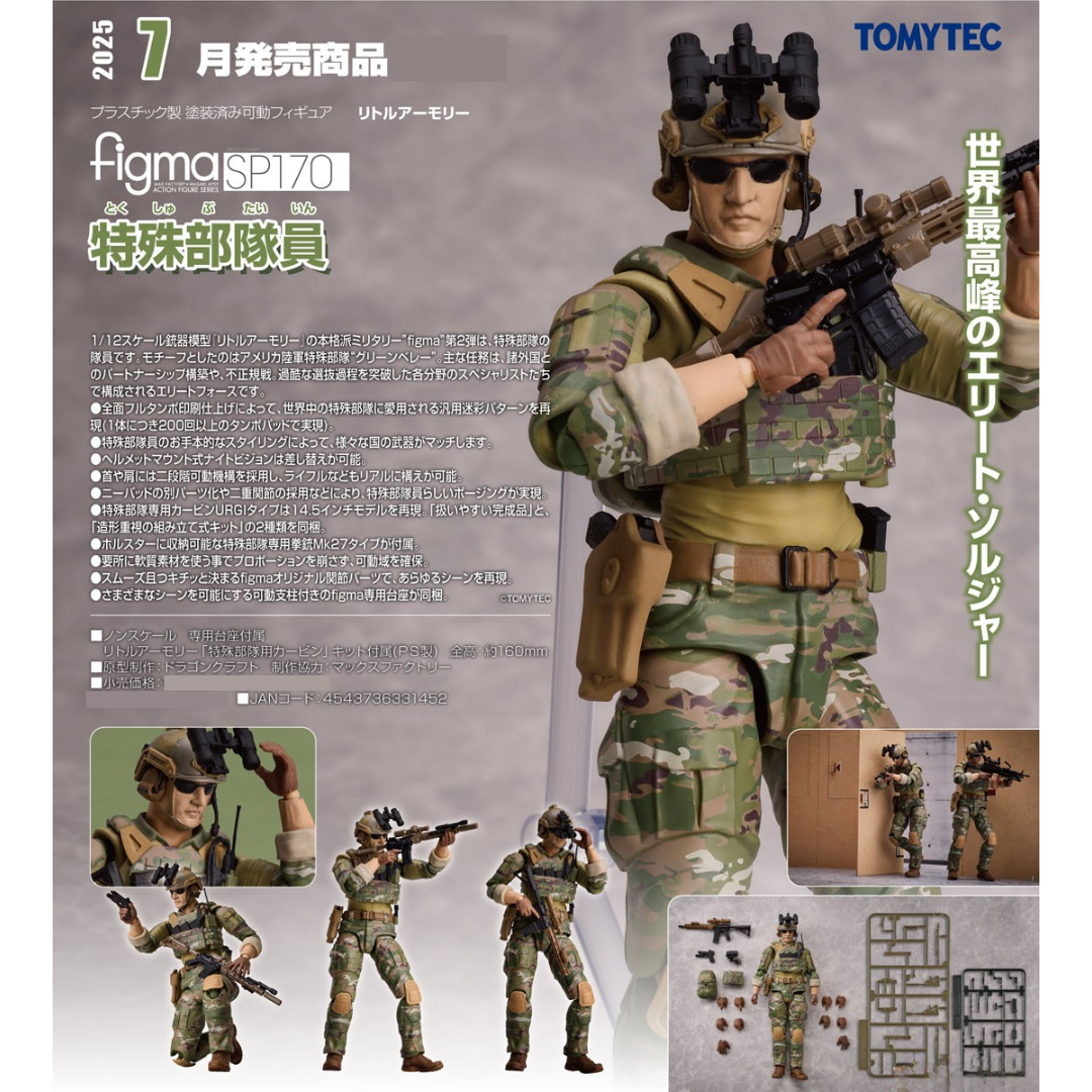 Little Armory - figma SP-170 - Special Forces Member [PRE-ORDER](RELEASE JUL25)
