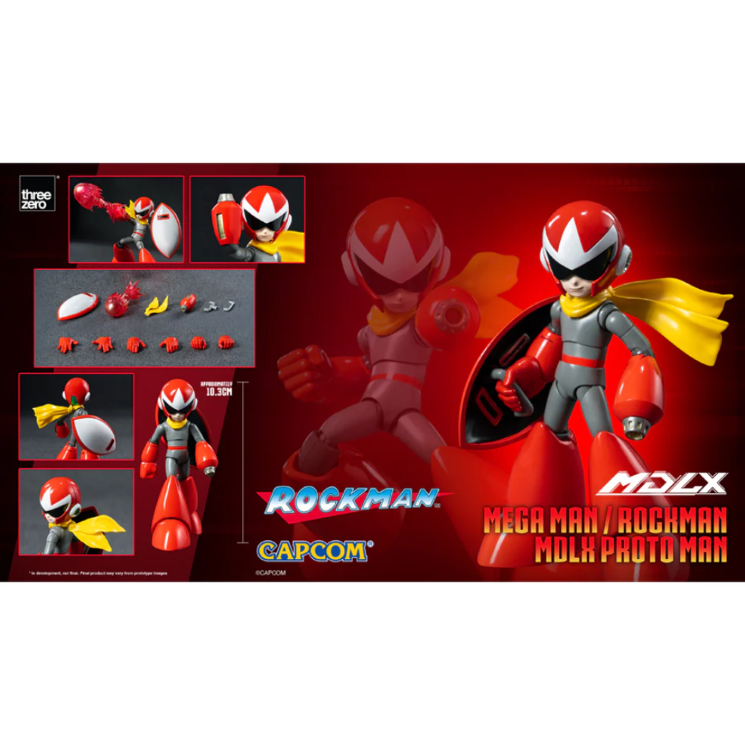 Mega Man - threezero Figure - MDLX Proto Man [PRE-ORDER] (RELEASE JUN26)