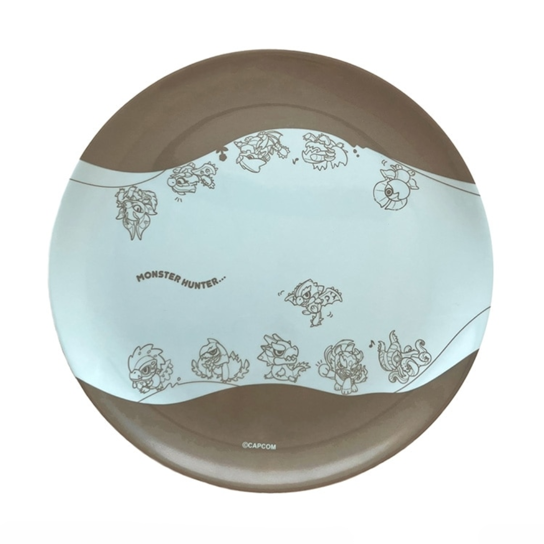 Monster Hunter - MonDefo Melamine Plate/Mint Colour, Circle [PRE-ORDER] (RELEASE MAR26)