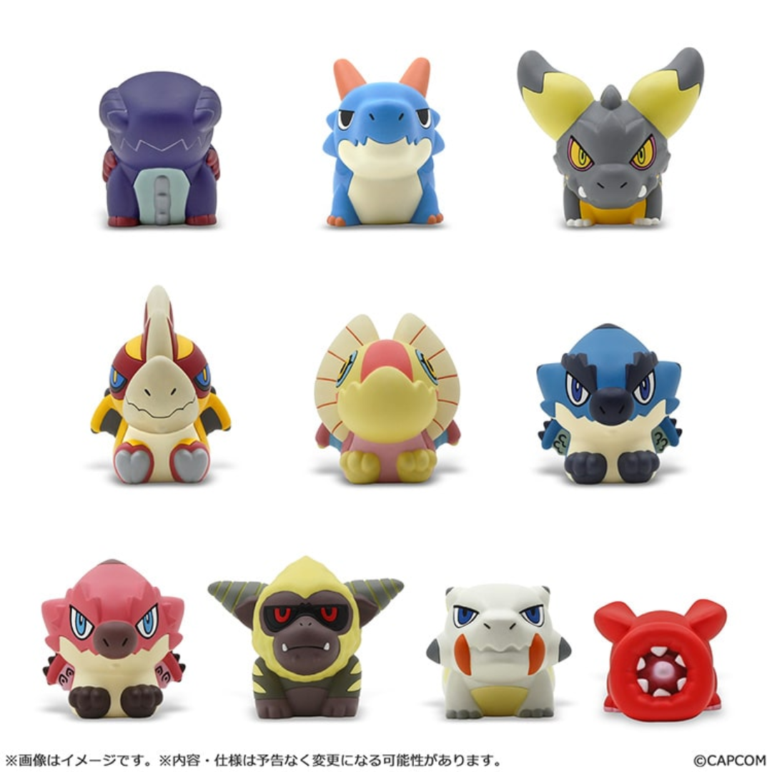 Monster Hunter - Capcom Figure Builder Finger Puppet - Monster Hunter Vol.2 (10Pack BOX) [PRE-ORDER] (RELEASE MAR26)