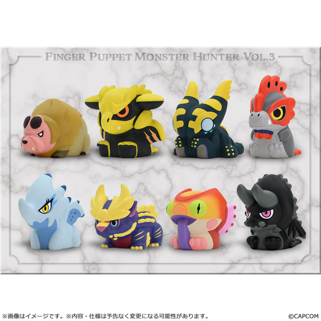 Monster Hunter - Capcom Figure Builder Finger - Puppet Monster Hunter Vol.3 (8Pack BOX) [PRE-ORDER] (RELEASE NOV26)