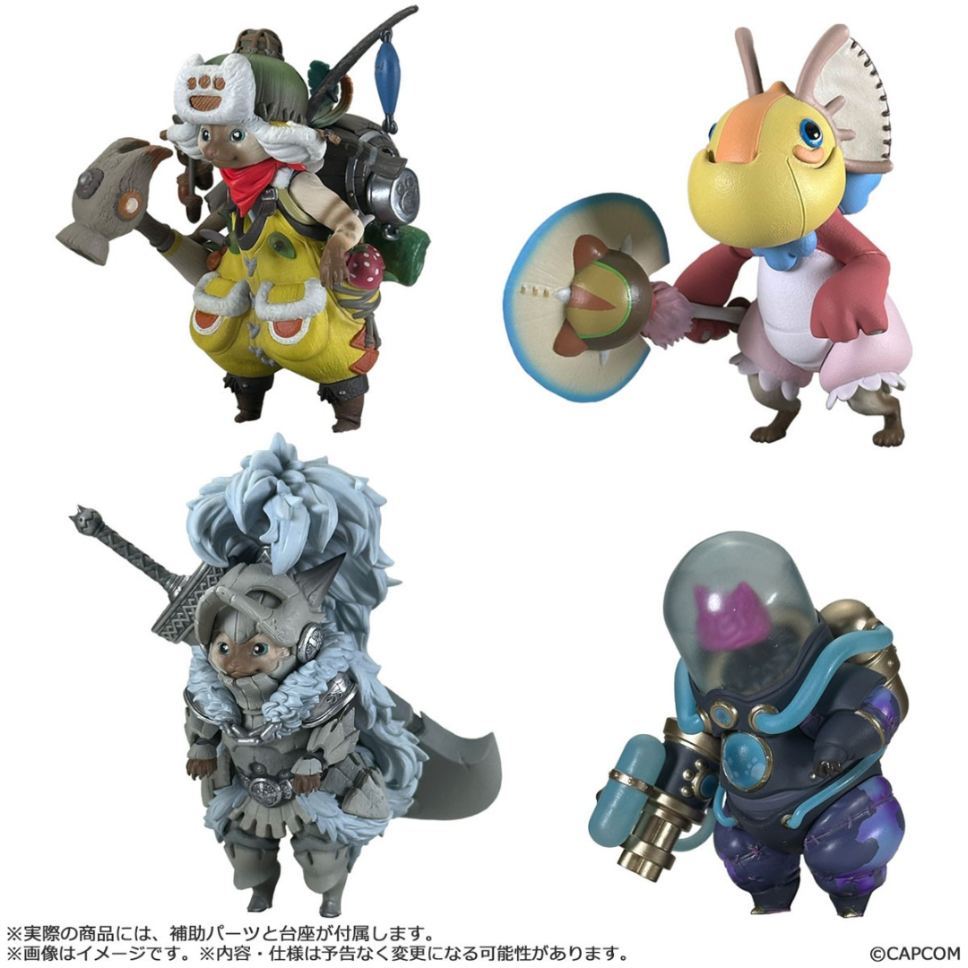 Monster Hunter - Capcom Figure Builder Standard Model Plus Palico Collection Vol.1 (1BOX 4PCS) [PRE-ORDER] (RELEASE JAN27)