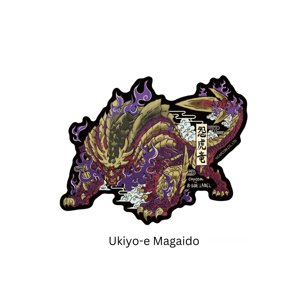 Monster Hunter - Capcom X B-Side Label - Ukiyo-e Sticker [INSTOCK]