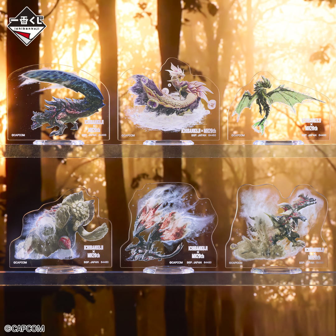 Monster Hunter - Ichiban Kuji -  Acrylic Stand Successive Main Monsters Blind Box G Prize [INSTOCK]