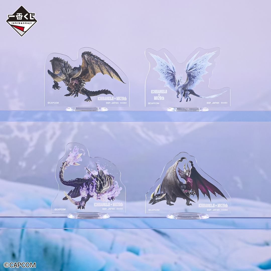 Monster Hunter - Ichiban Kuji -  Acrylic Stand Successive Main Monsters Blind Box G Prize [INSTOCK]