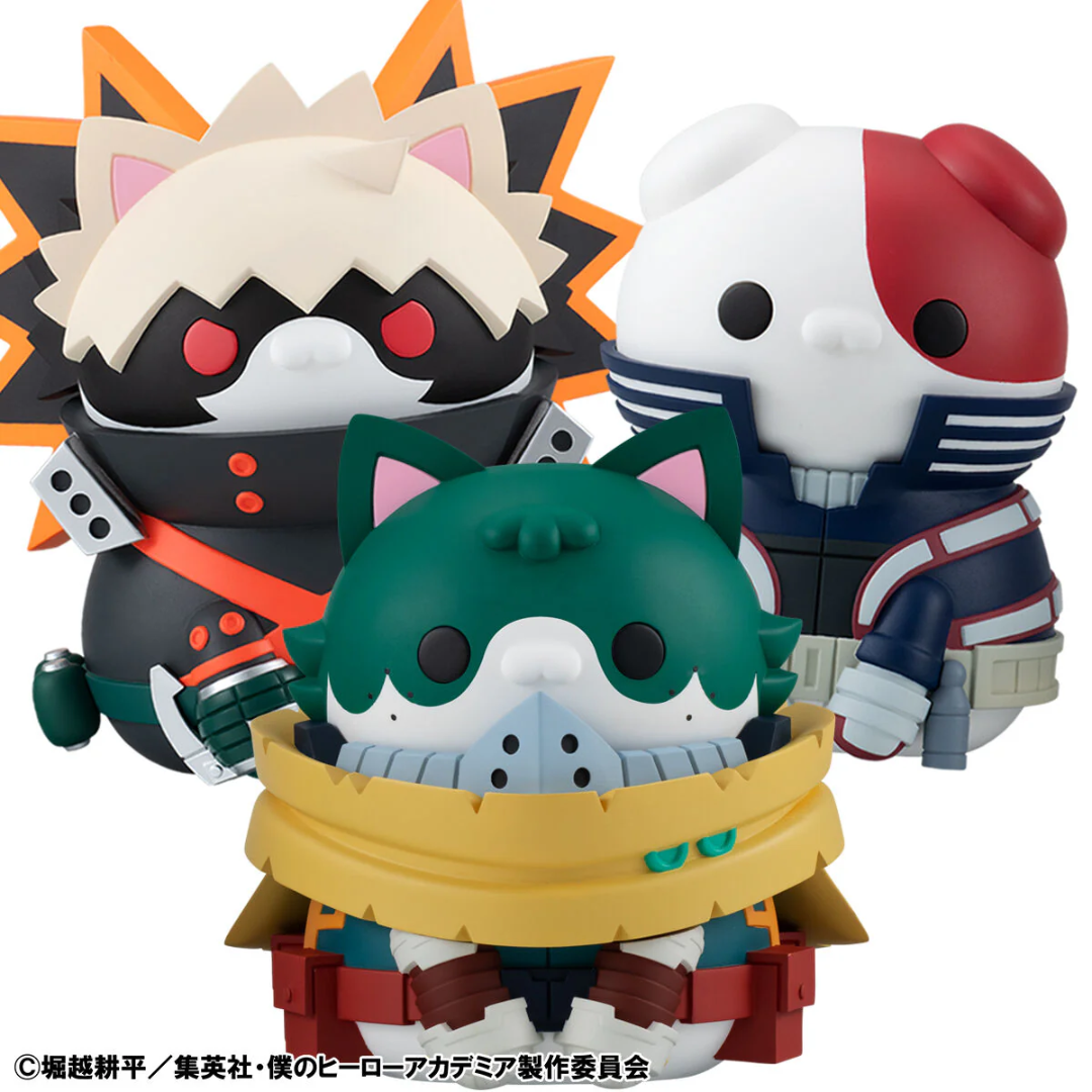 My Hero Academia - MEGA CAT PROJECT - Giant HeroAca Nyanko Izuku Midoriya/Katsuki Bakugo/Shoto Todoroki [PRE-ORDER](RELEASE JUN26)