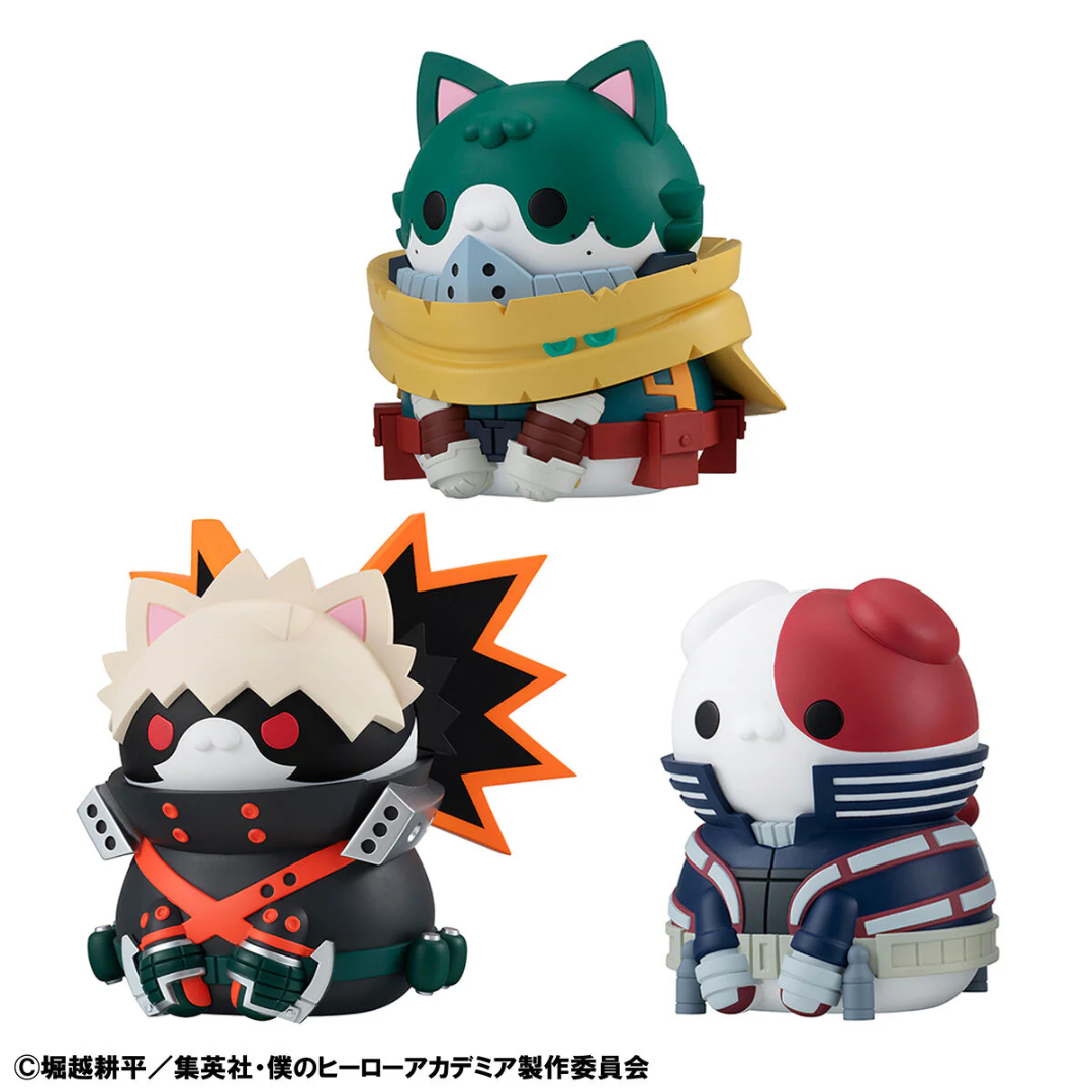 My Hero Academia - MEGA CAT PROJECT - Giant HeroAca Nyanko Izuku Midoriya/Katsuki Bakugo/Shoto Todoroki [PRE-ORDER](RELEASE JUN26)