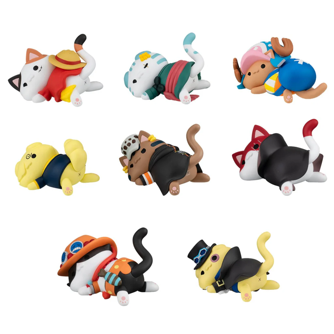 ONE PIECE - MEGA CAT PROJECT - Oyasumi Nyan Piece Nya-n! Petari! 1BOX (8PCS) [PRE-ORDER](RELEASE JUL26)