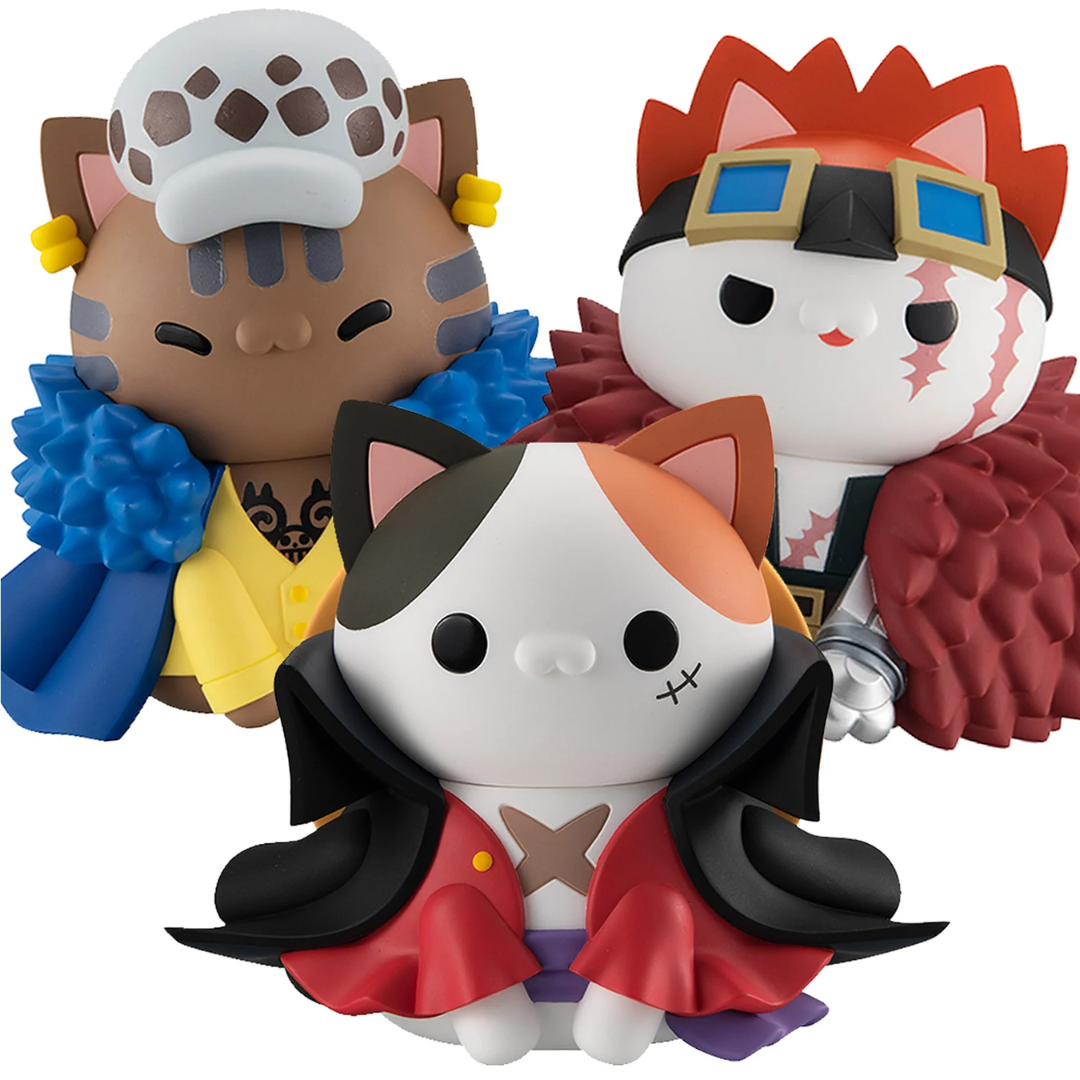 ONE PIECE - MEGA CAT PROJECT - The Big NYAN PIECE series (Monkey D. Luffy/Trafalgar Law/Eustass Kid)[PRE-ORDER](RELEASE MAY25)
