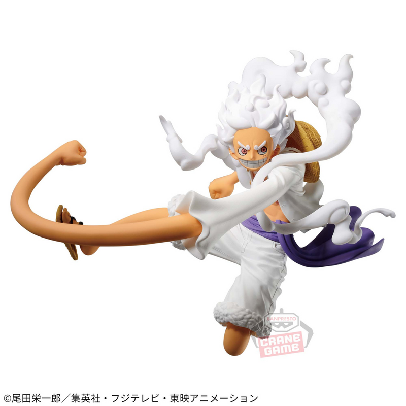  Banpresto - One Piece - Money D. Luffy Gear 5, Bandai Spirits  Battle Record Collection Figure : Toys & Games