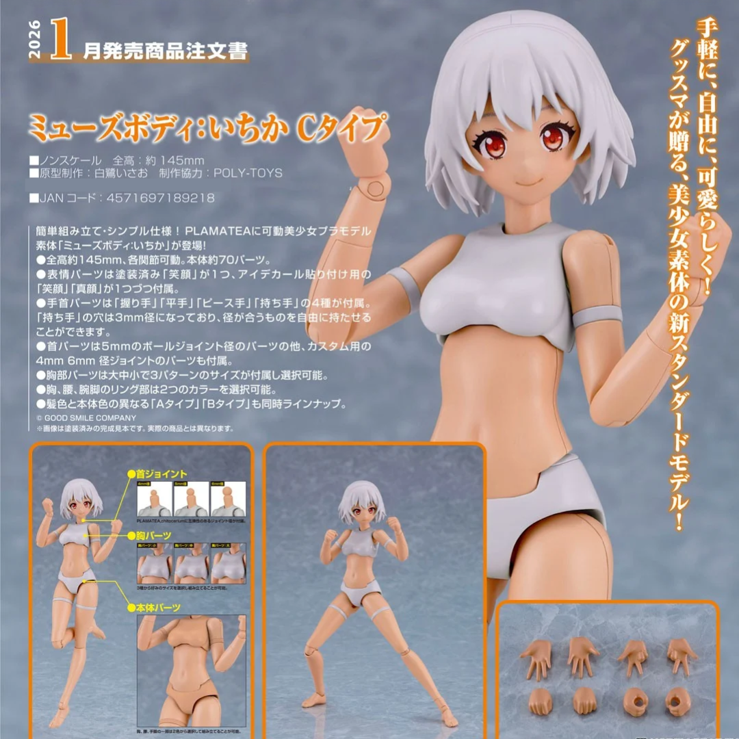 PLAMATEA - Muse Body: Ichika C Type [PRE-ORDER] (RELEASE JAN26)