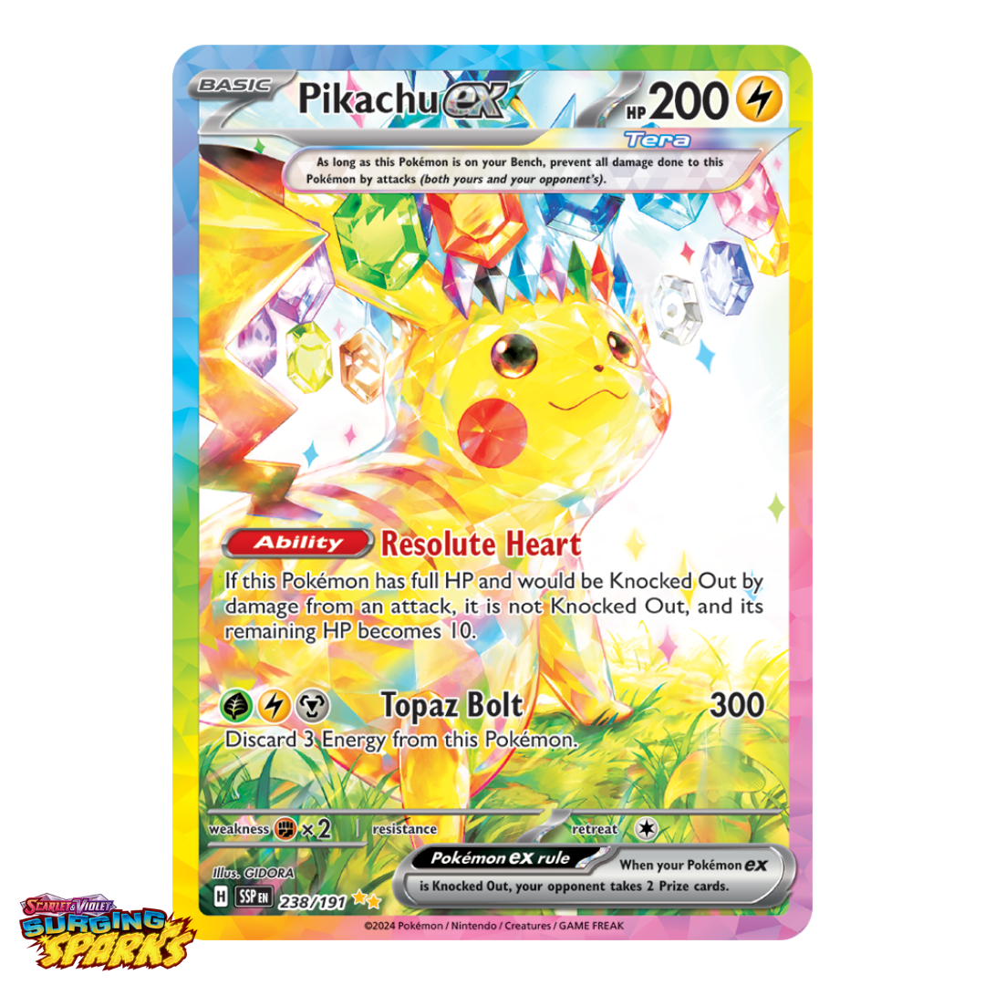 Pokemon English TCG -Scarlet & Violet - Surging Sparks SV08 Booster Bo Pokemon English TCG -Scarlet & Violet - Surging Sparks SV08 Booster Bo
