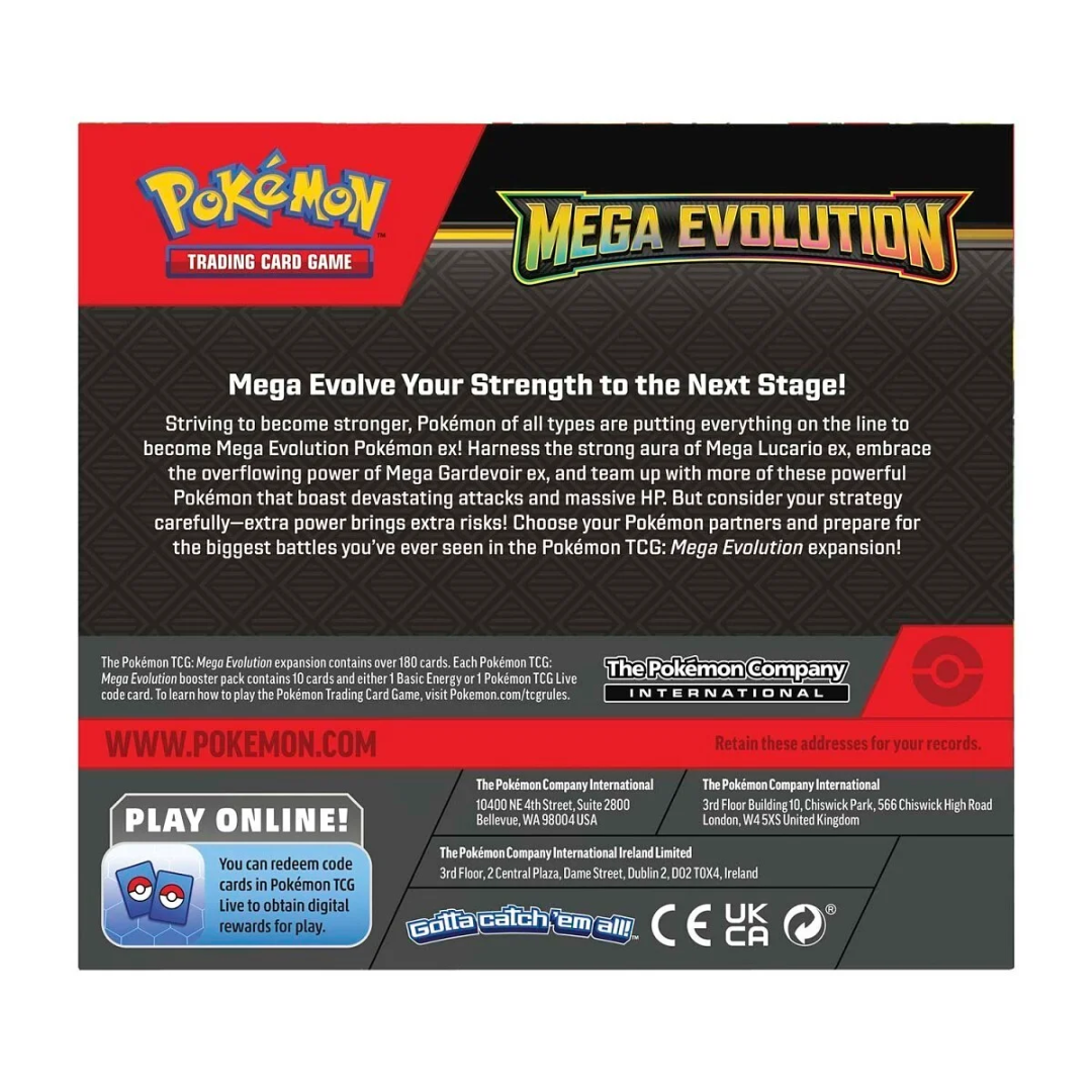 Pokemon - Pokemon TCG - ME01 Mega Evolution Enhanced Booster Box (36 P Pokemon - Pokemon TCG - ME01 Mega Evolution Enhanced Booster Box (36 P