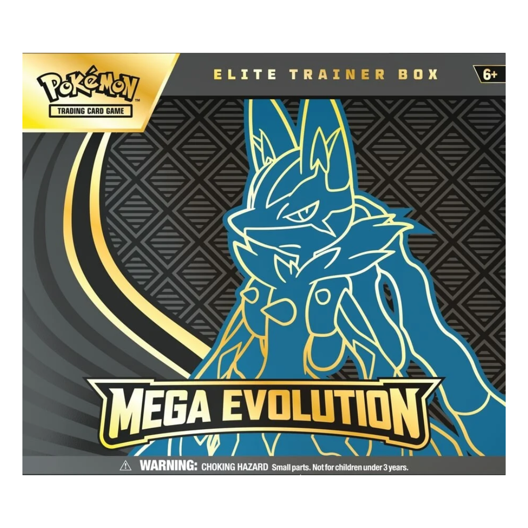 Pokemon - Pokemon TCG - ME01 Mega Evolution Elite Trainer Box - Lucari Pokemon - Pokemon TCG - ME01 Mega Evolution Elite Trainer Box - Lucari