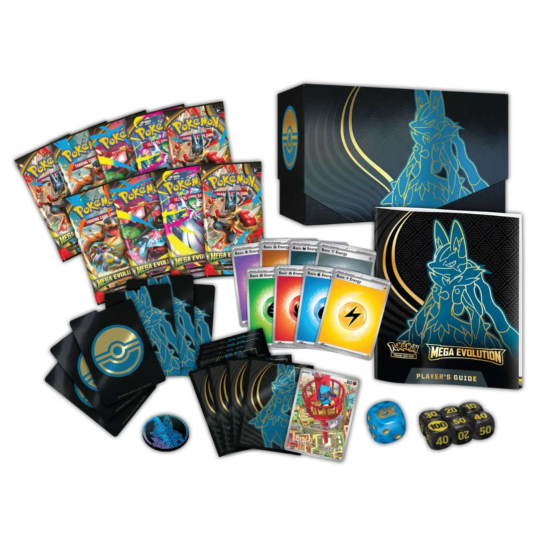 Pokemon - Pokemon TCG - ME01 Mega Evolution Elite Trainer Box - Lucario/Gardevoir [INSTOCK]