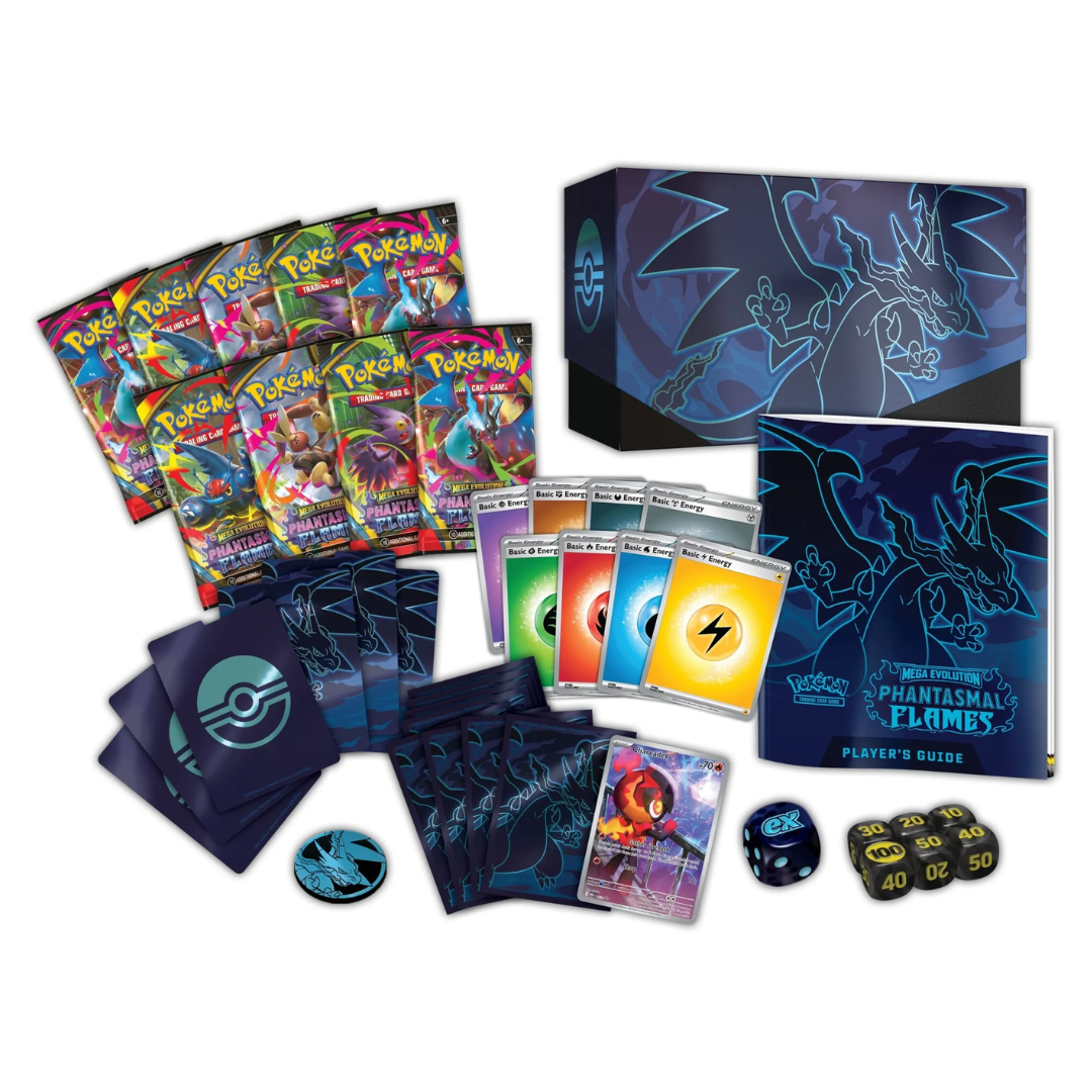 Pokemon - Pokemon TCG - ME02 Phantasmal Flames Elite Trainer Box [INST Pokemon - Pokemon TCG - ME02 Phantasmal Flames Elite Trainer Box [INST