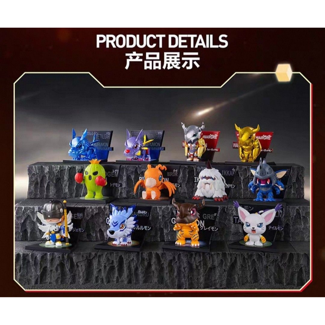 Digimon -Popmart x Digimon Adventure Fridge Magnet Figure (Blind Box) Digimon -Popmart x Digimon Adventure Fridge Magnet Figure (Blind Box)