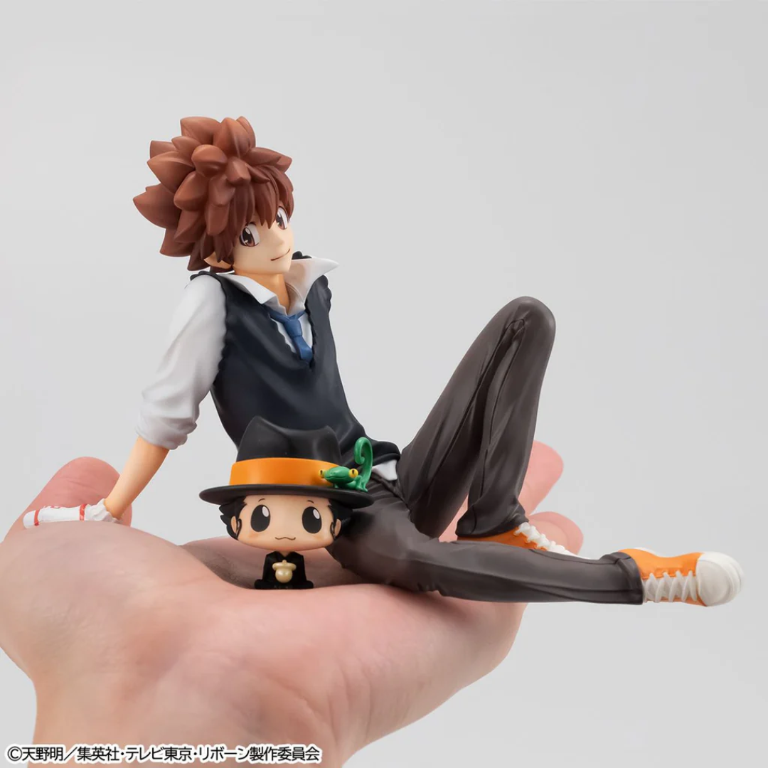 Reborn! - G.E.M. Series - Palm Size Tsuna-kun & Reborn  [PRE-ORDER] (RELEASE MAY26)