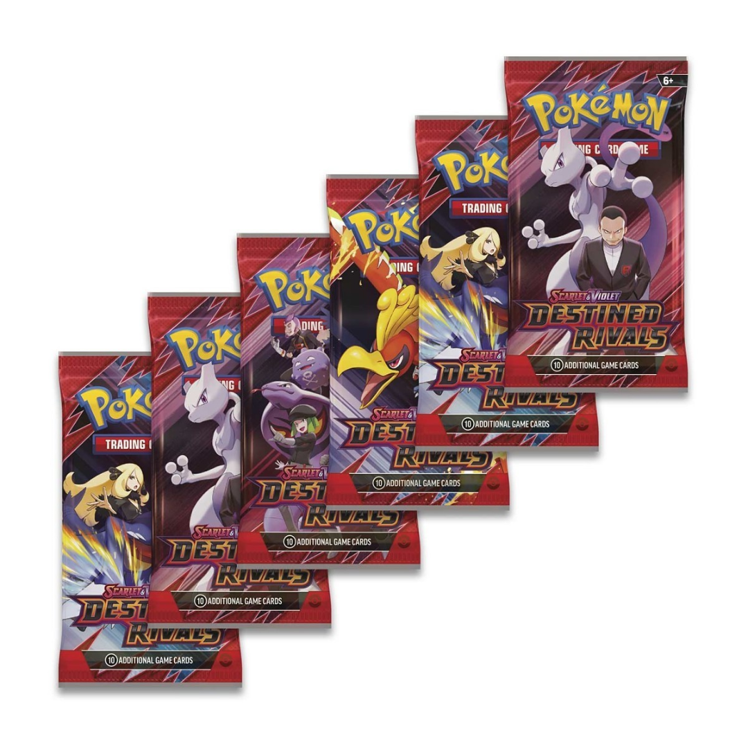 Pokemon English TCG - Scarlet & Violet-Destined Rivals Booster Bundle (6 Packs) Pokemon English TCG - Scarlet & Violet-Destined Rivals Booster Bundle (6 Packs)