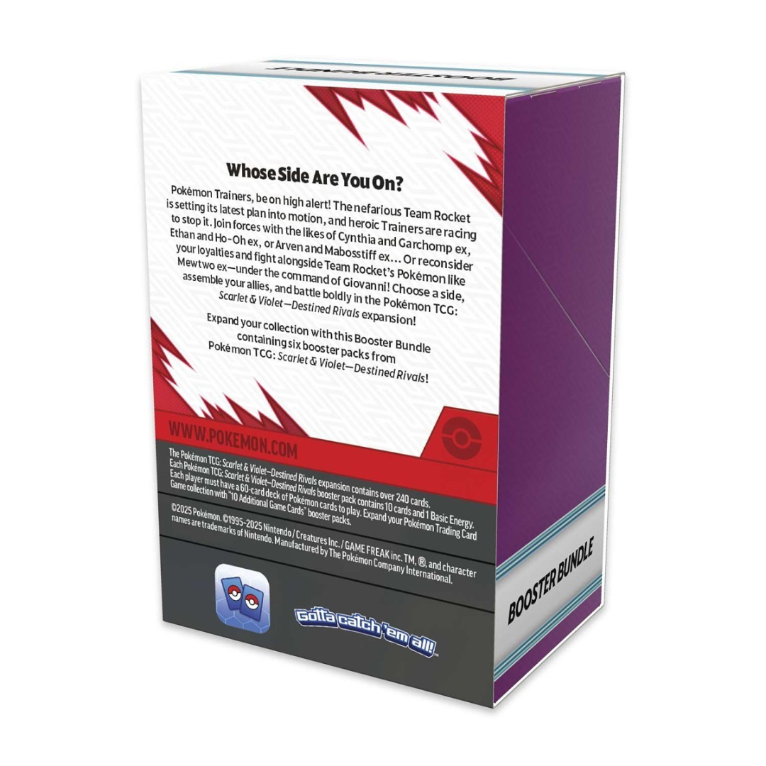 Pokemon English TCG - Scarlet & Violet-Destined Rivals Booster Bundle (6 Packs) [INSTOCK]