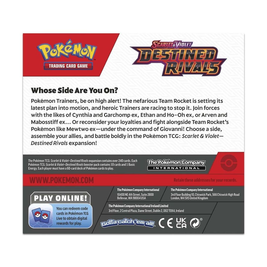 Pokemon English TCG - Scarlet & Violet-Destined Rivals