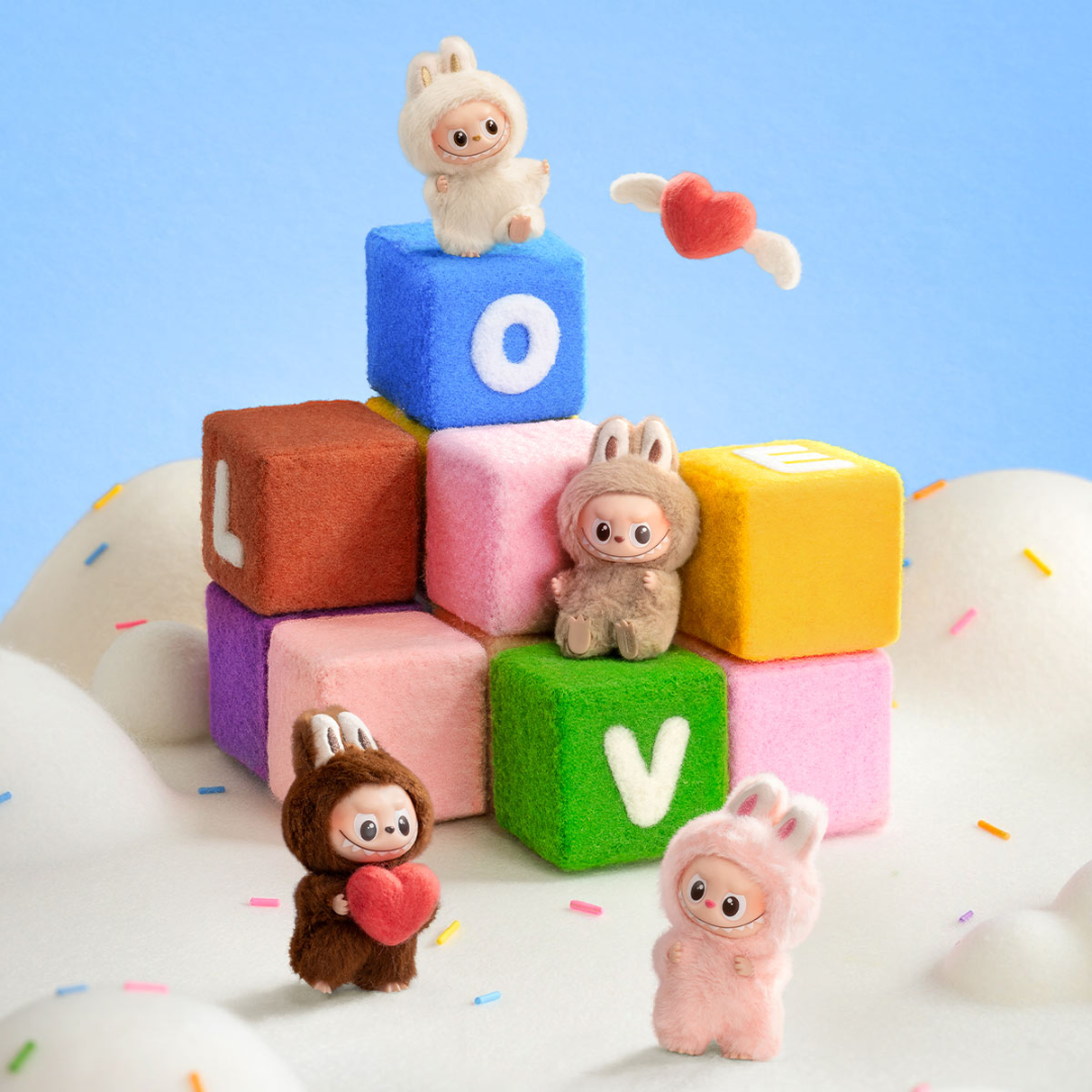 LABUBU-THE MONSTERS PIN FOR LOVE SERIES-Vinyl Plush Pendant Blind Box (A-M) [INSTOCK]
