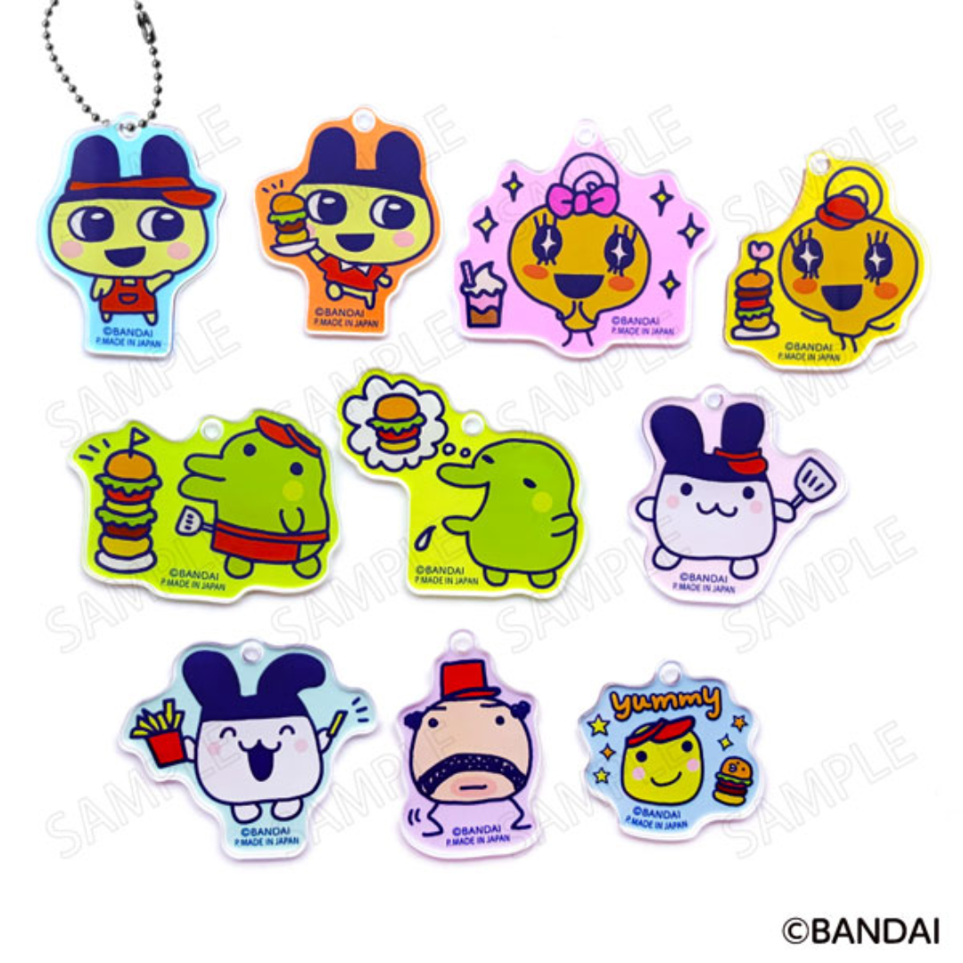 Tamagotchi - Welcome Burger Acrylic Keychain (10Pack BOX) [PRE-ORDER] (RELEASE OCT26)
