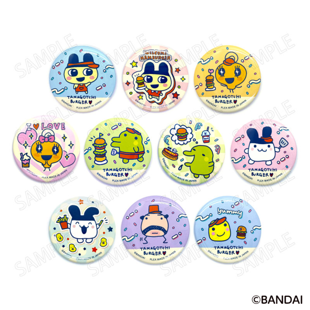 Tamagotchi - Welcome Burger Pin Badge Collection (10Pack BOX) [PRE-ORDER] (RELEASE OCT26)