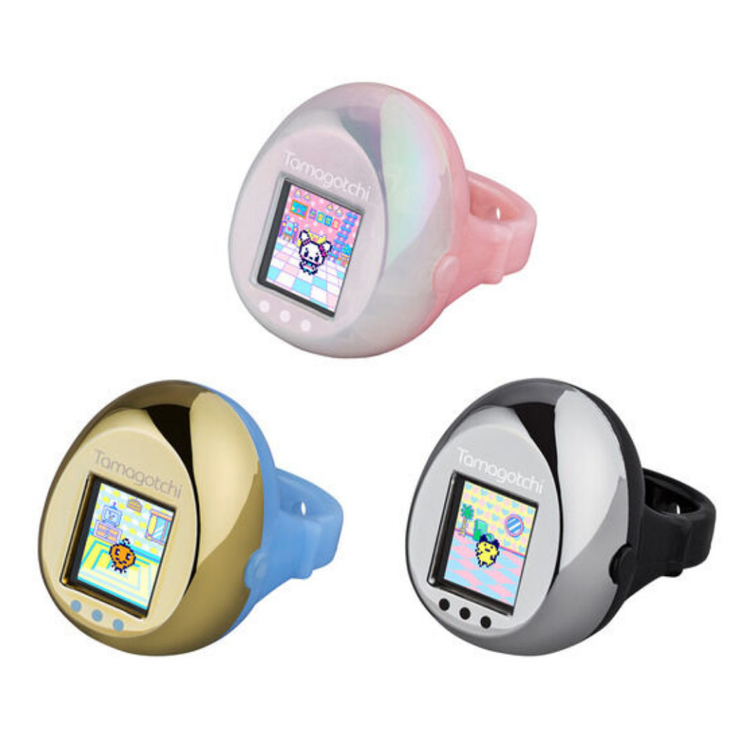 Tamagotchi - Tamagotchi Ring (Pink & Pearl White/Blue & Metallic Gold/Black & Metallic Silver) [PRE-ORDER] (RELEASE APR-MAY27)