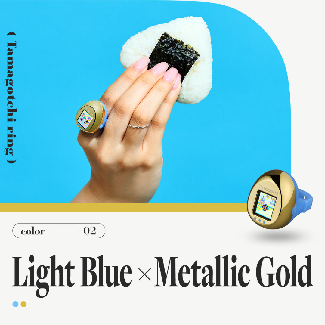 Tamagotchi - Tamagotchi Ring (Pink & Pearl White/Blue & Metallic Gold/Black & Metallic Silver) [PRE-ORDER] (RELEASE APR-MAY27)