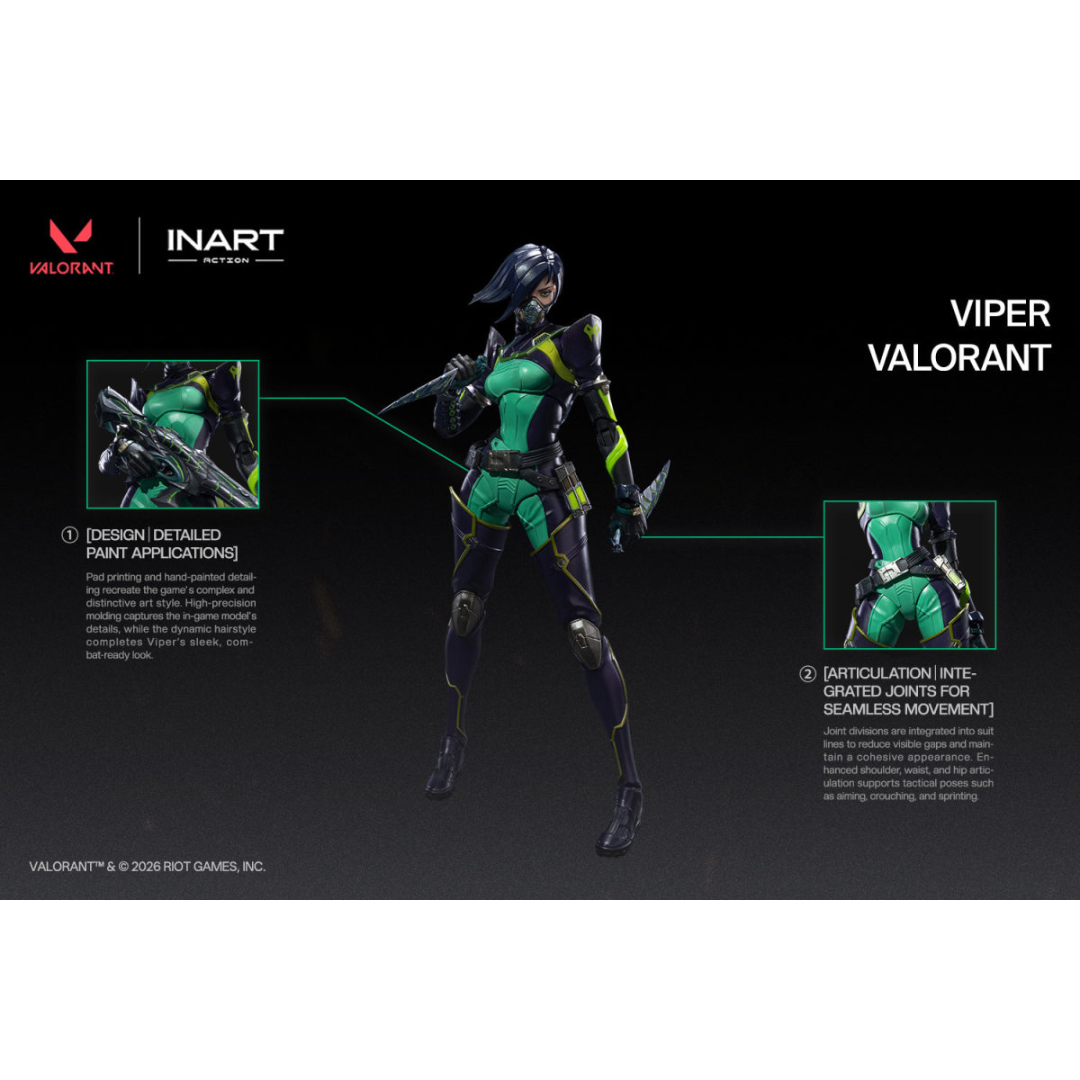 VALORANT - 1/12 Action Figure - Viper  [PRE-ORDER] (RELEASE JUN27)