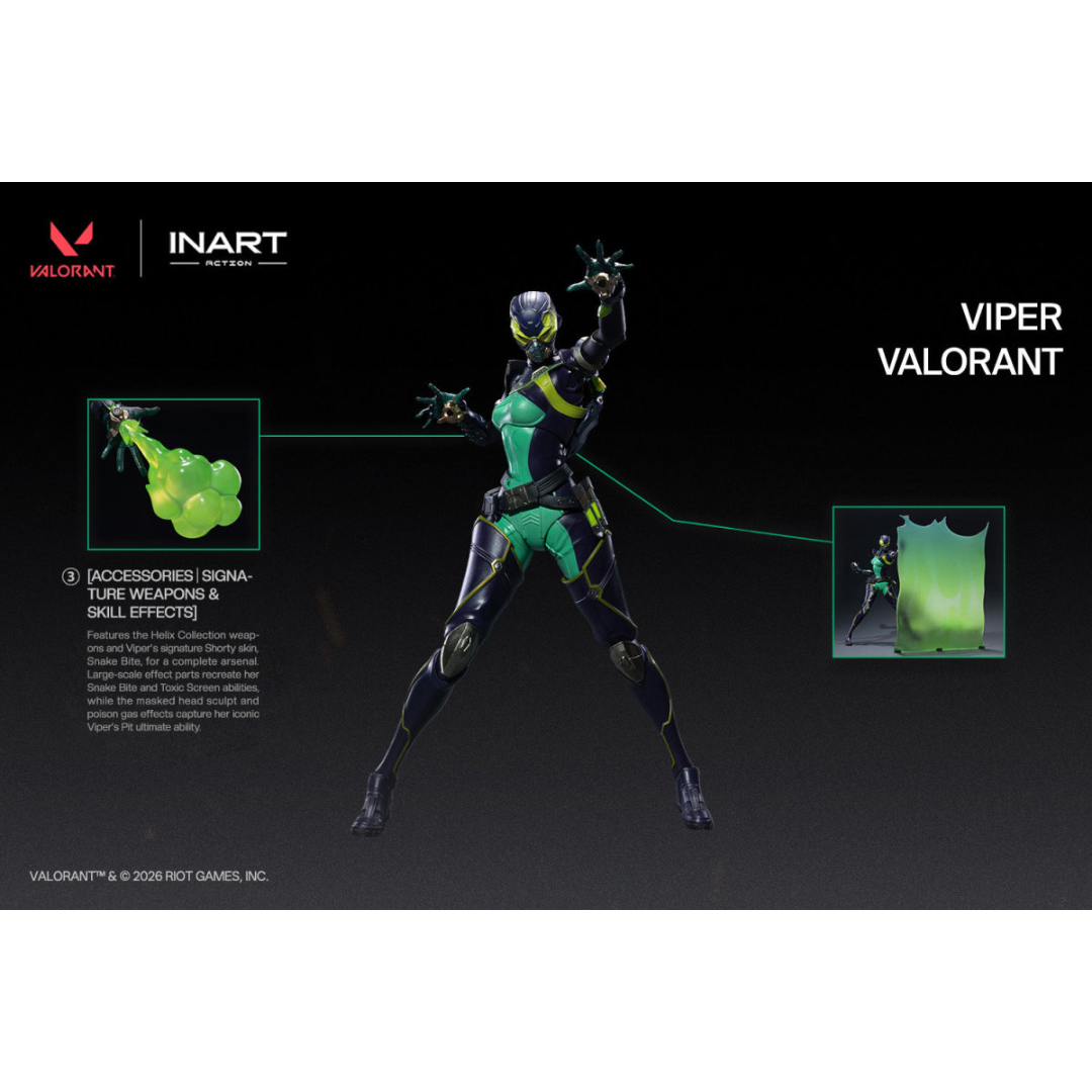 VALORANT - 1/12 Action Figure - Viper  [PRE-ORDER] (RELEASE JUN27)