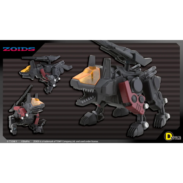 ZOIDS - Plastic Model - D-Style Command Wolf Irvine Special (Clear