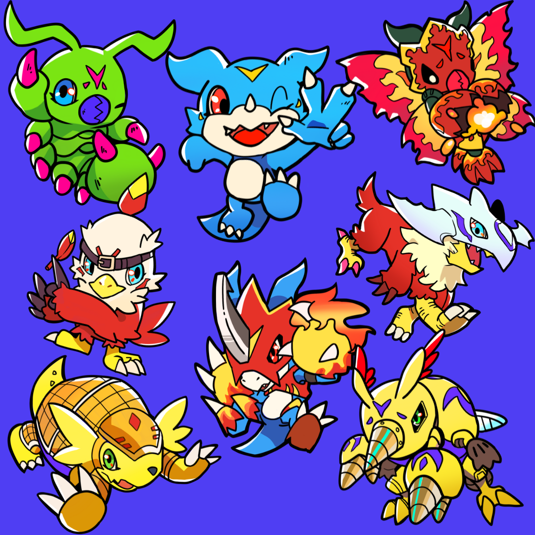 ZeninTCG - Fan made - Adventure 02 Chibi Sticker Pack ZeninTCG - Fan made - Adventure 02 Chibi Sticker Pack