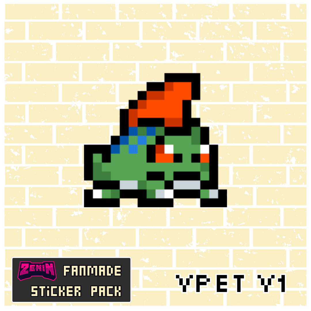 ZeninTCG - Fan-made- Mini Pixel Sticker Pack (Vpet V1-5) [INSTOCK]