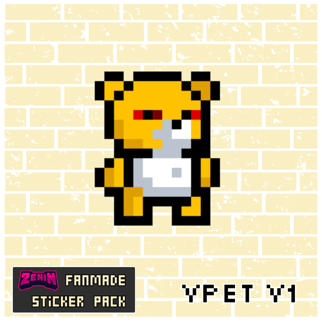 ZeninTCG - Fan-made- Mini Pixel Sticker Pack (Vpet V1-5) [INSTOCK]