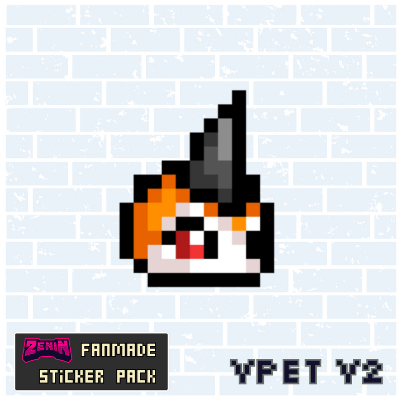 ZeninTCG - Fan-made- Mini Pixel Sticker Pack (Vpet V1-5) [INSTOCK]
