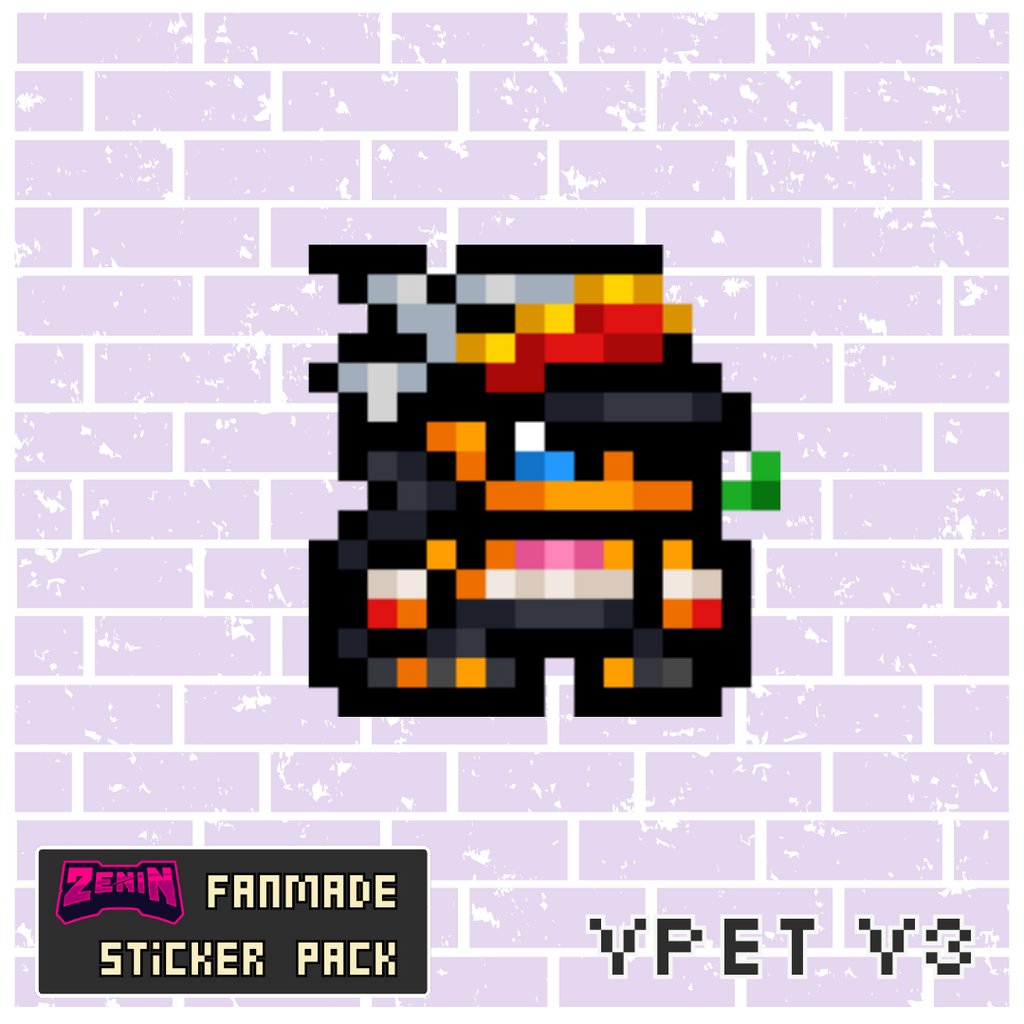 ZeninTCG - Fan-made- Mini Pixel Sticker Pack (Vpet V1)