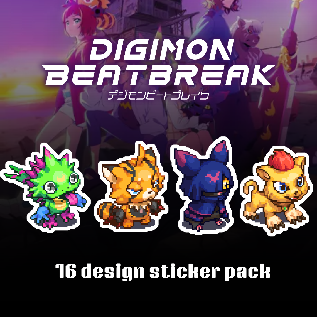 ZeninTCG - Fanmade Pixel Sticker Pack - Beatbreak Edition [PRE-ORDER] (RELEASES NOV-DEC26)