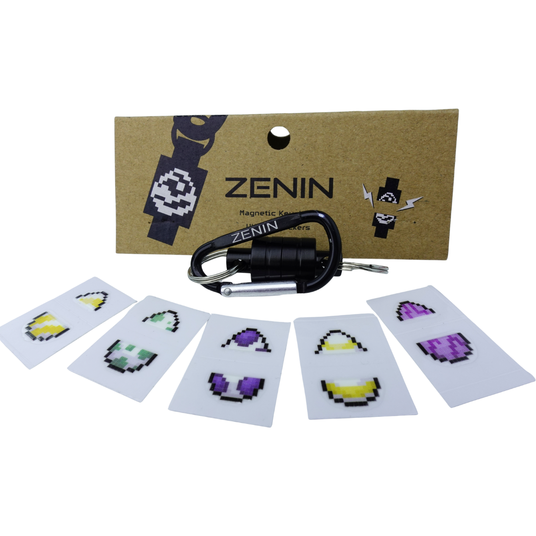 Digimon -ZeninTCG Magnetic Keychain & Sticker Set [INSTOCK]
