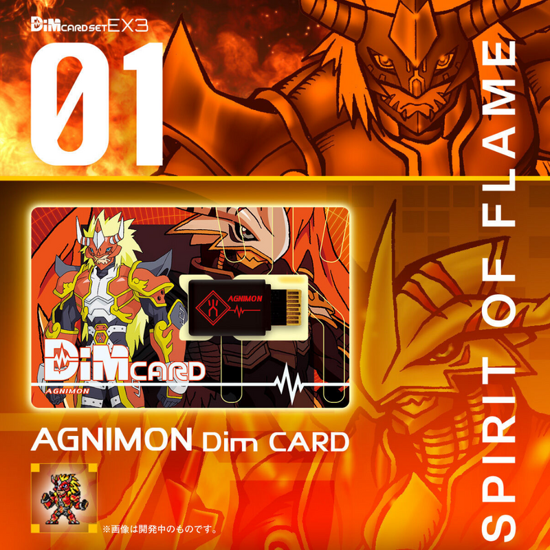 Digimon Vital Bracelet -Digimon Frontier Dim Card SET EX 3